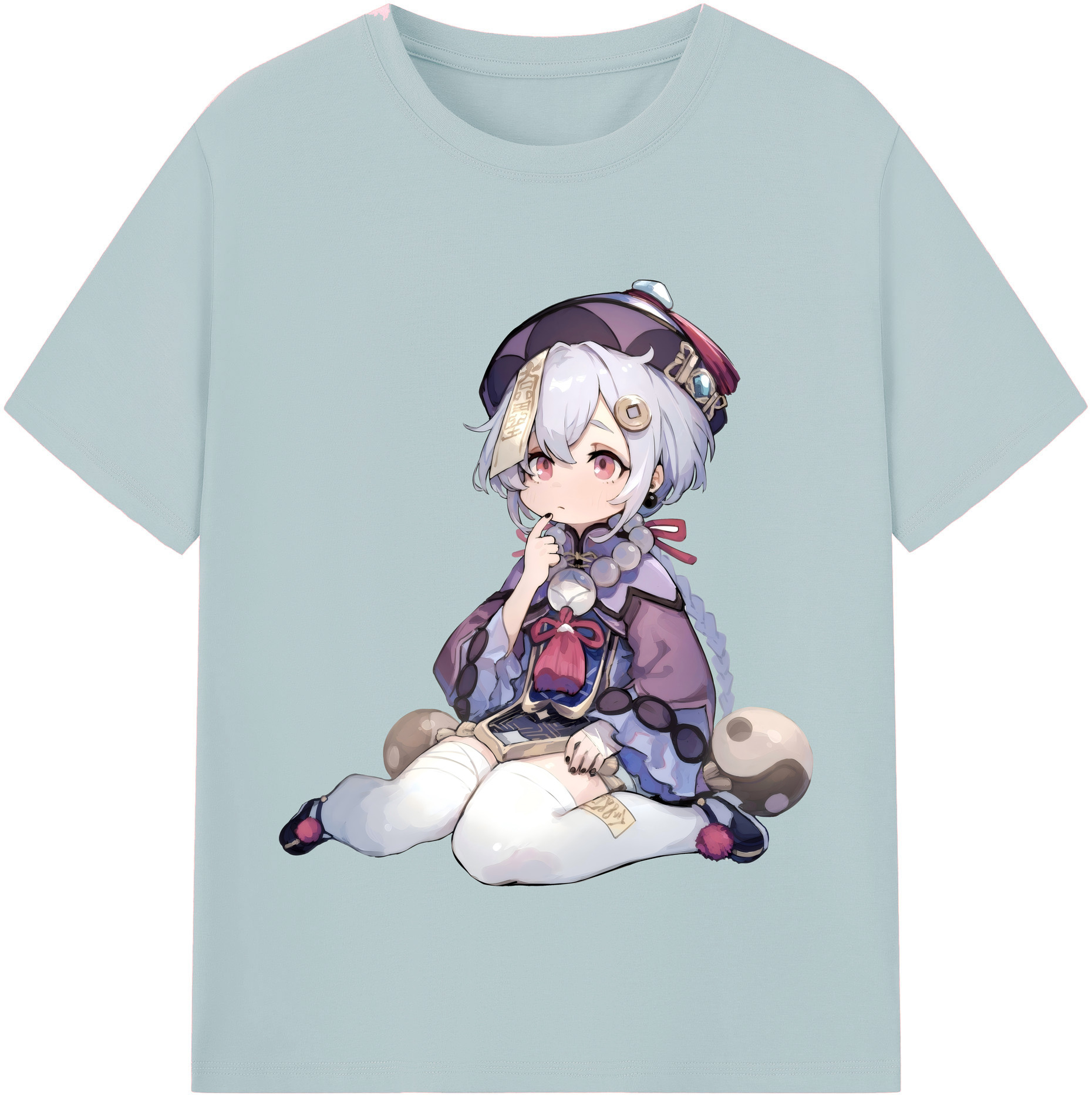 げんし神 七七 なな  genshin Nana 綿100％半袖Tシャツ（フロントプリント）